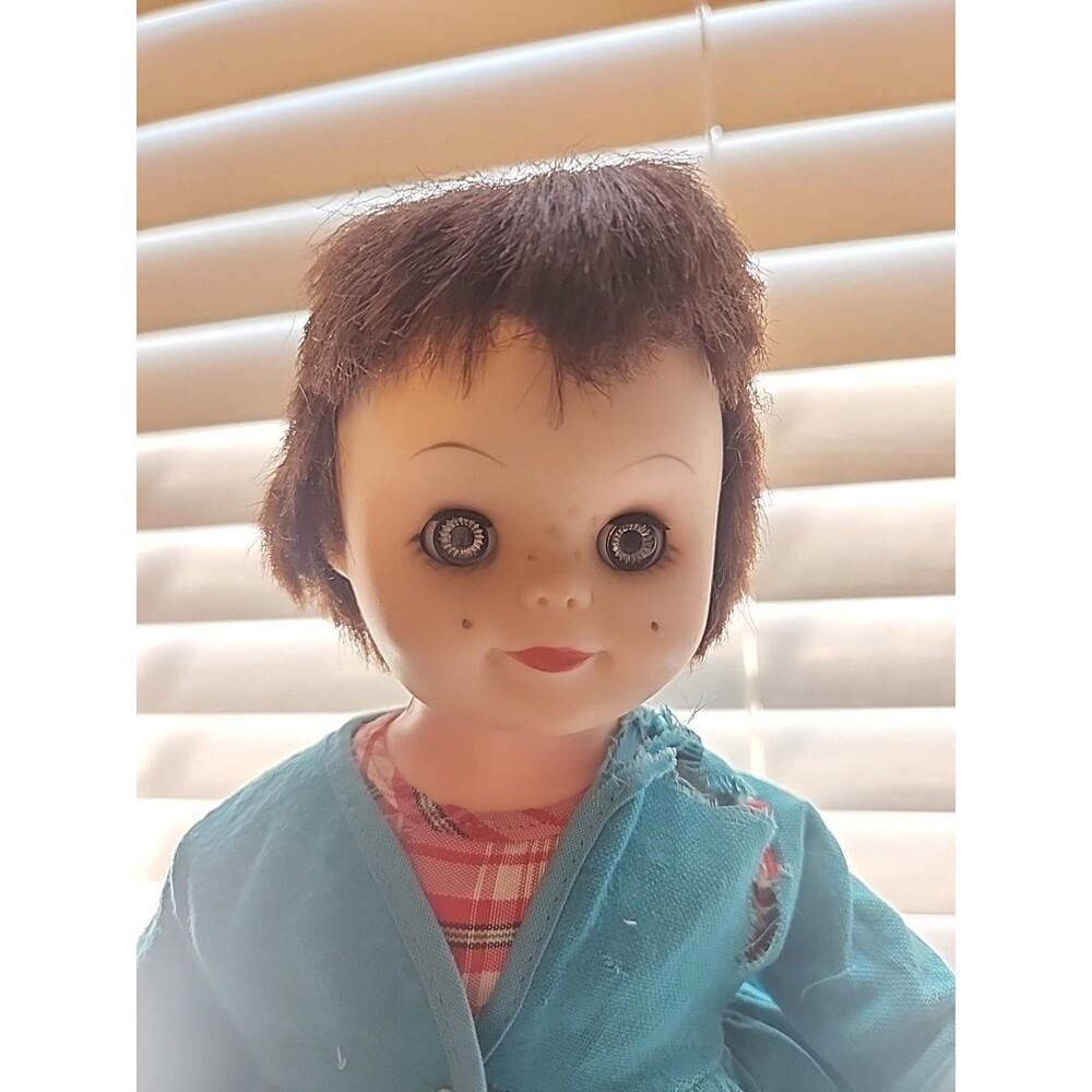 Vintage Hard Plastic Doll - 50's/60's